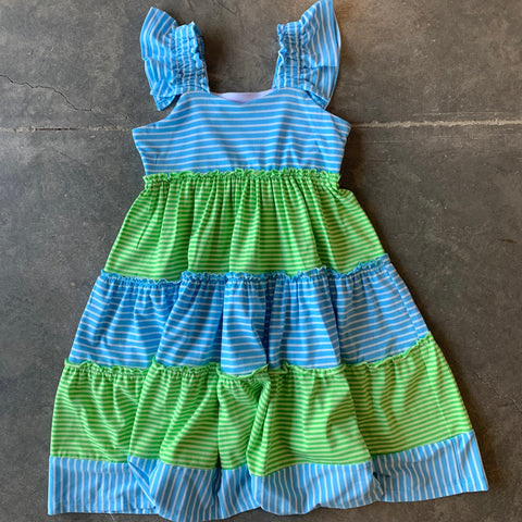 Striped Tier Dress