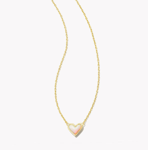 Framed Ari Heart Pendant Necklace