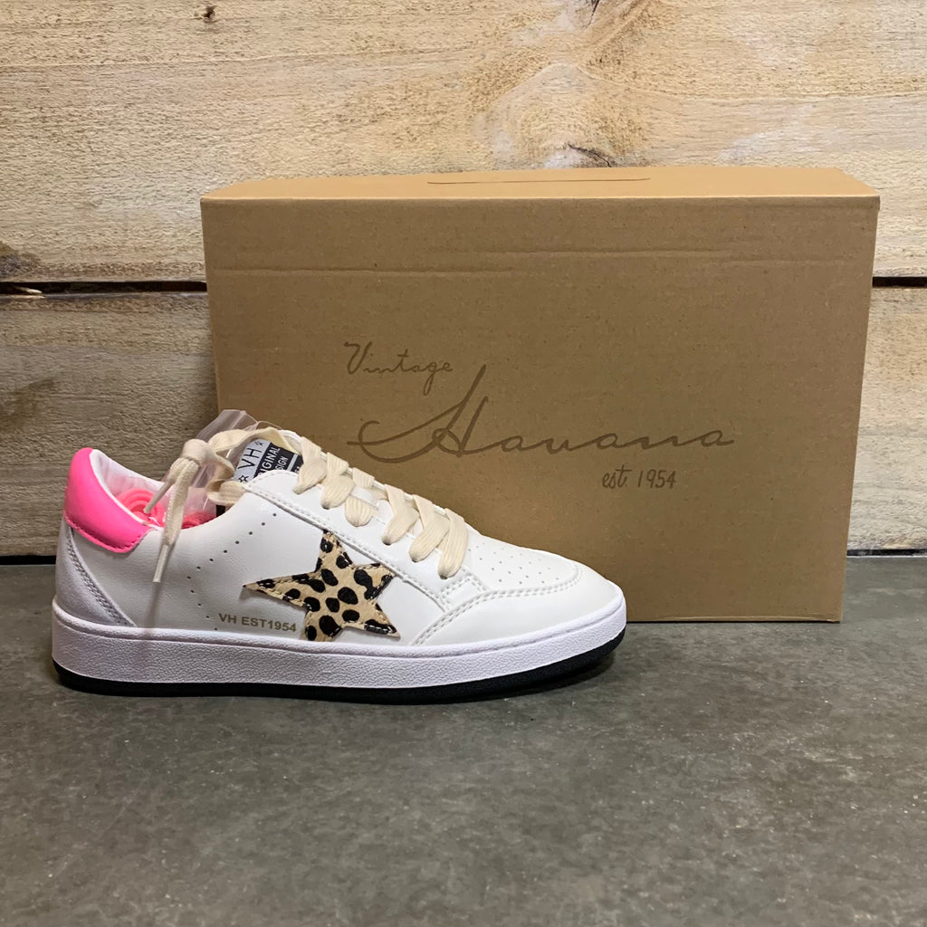 Vintage Havana Leopard Star Pink Pop Low Top - Main Image