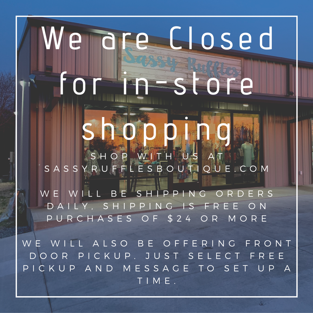 In-store shopping closed due to COVID-19