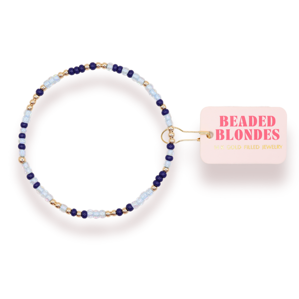Beaded Blondes No Blues Here Bracelet