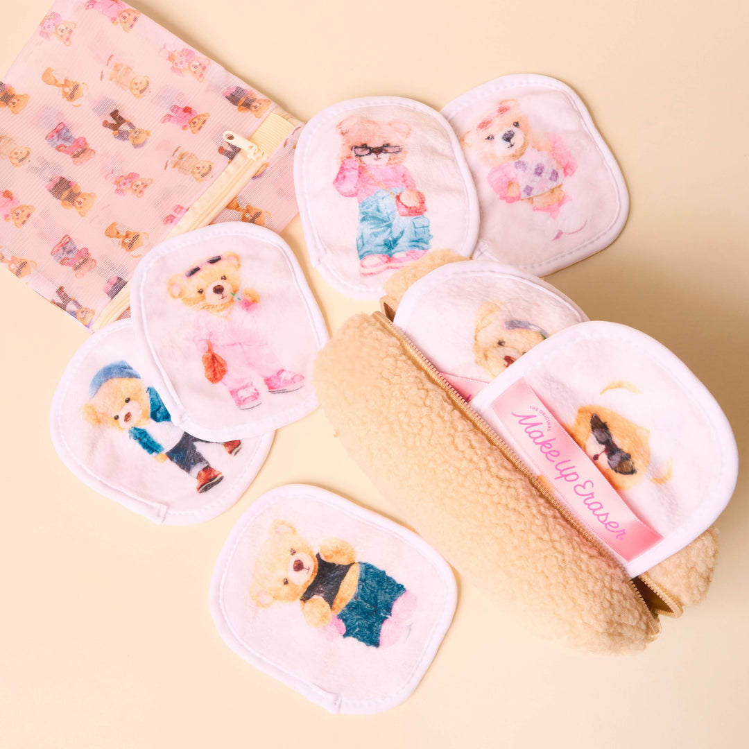 Makeup Eraser Teddy Bear 7-Day Gift Set