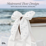 CaseMate Bow Ivory Pearl Beach Tote