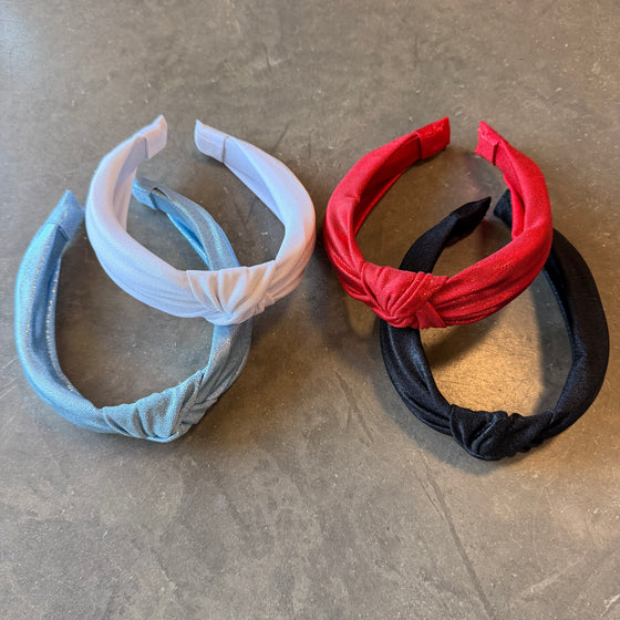 Top Knot Shimmer Headband