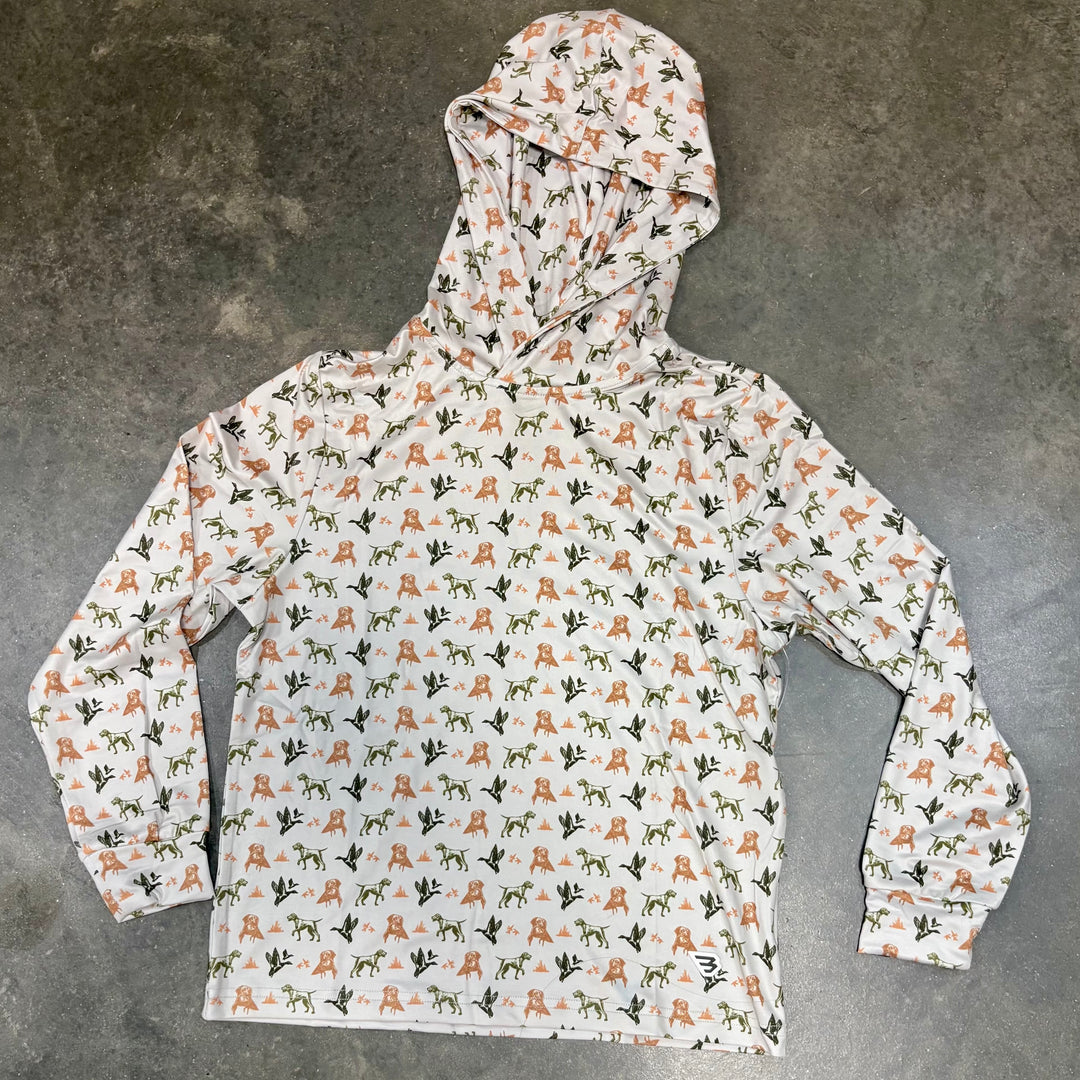 Burlebo Mallard Duck Dog Youth Performance Hoodie