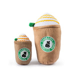 Starbarks Frenchie Roast W/ Straw Squeaker Dog Toy