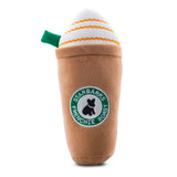 Starbarks Frenchie Roast W/ Straw Squeaker Dog Toy