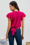 All I Ask Ruffled Top