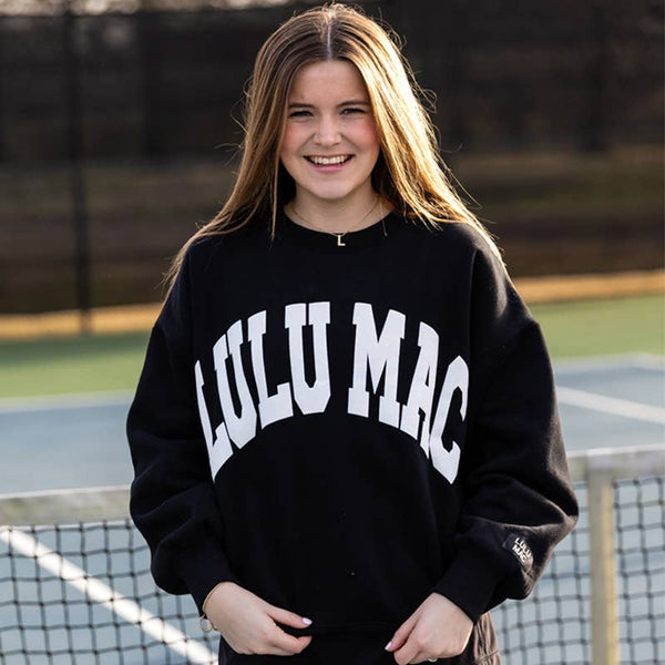 Lulu Mac Sweatshirt Black & White