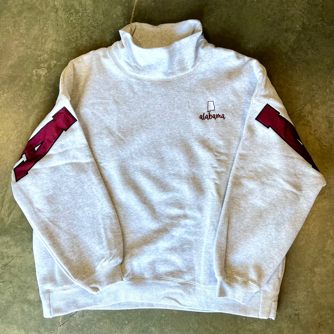 Simply Southern Alabama Mock Neck Sweatshirt