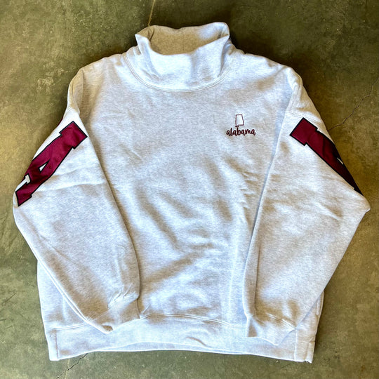 Simply Southern Alabama Mock Neck Sweatshirt