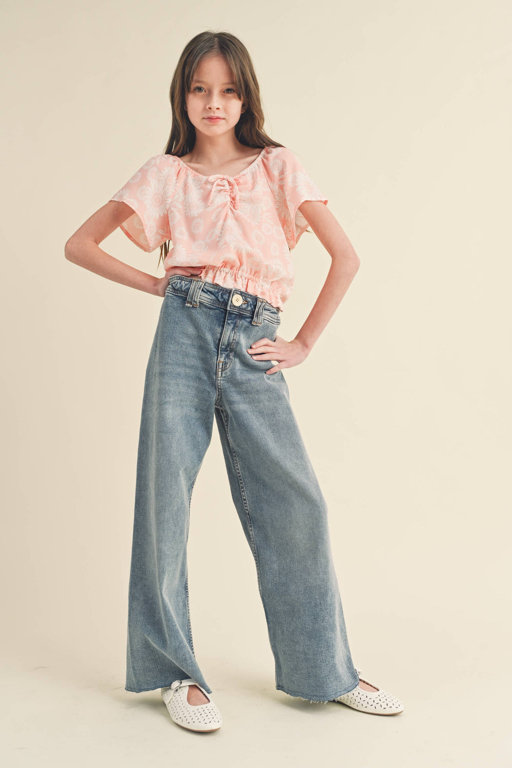 Cinched Front Blouse