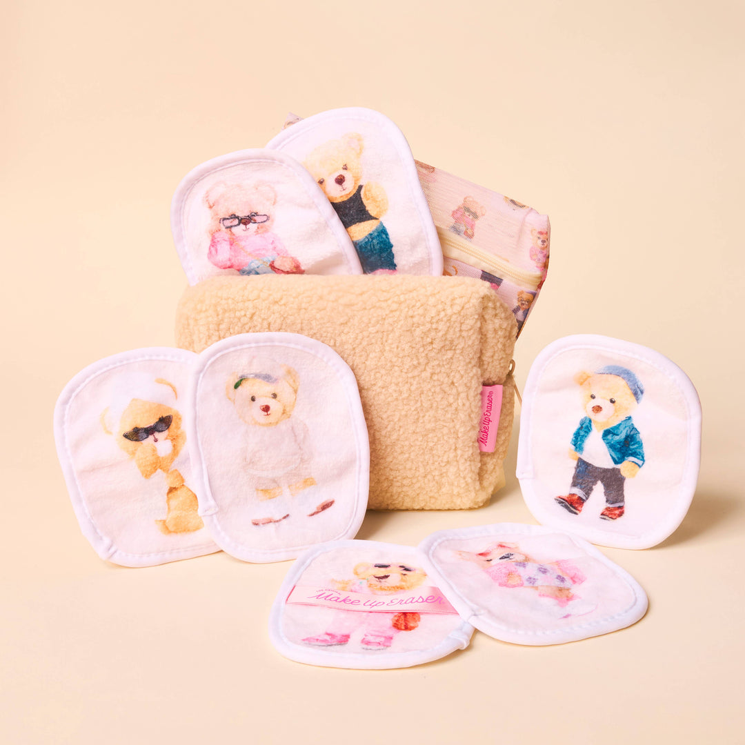 Makeup Eraser Teddy Bear 7-Day Gift Set