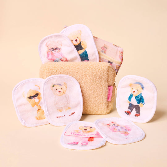 Makeup Eraser Teddy Bear 7-Day Gift Set