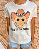 Let’s Go Girls Embroidery Tee