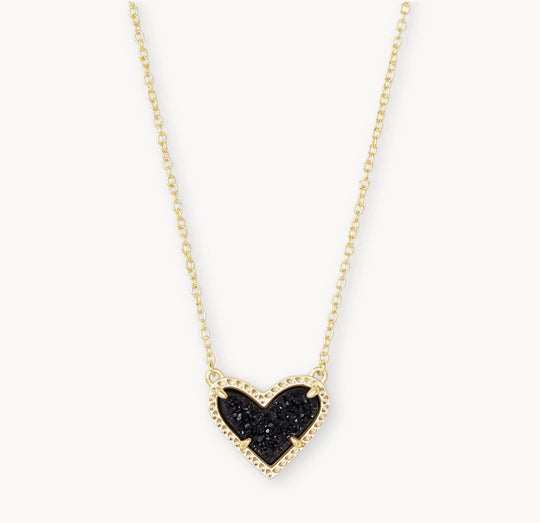 Ari Heart Gold Pendant Necklace
