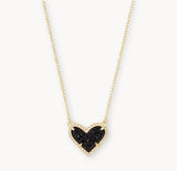 Ari Heart Gold Pendant Necklace