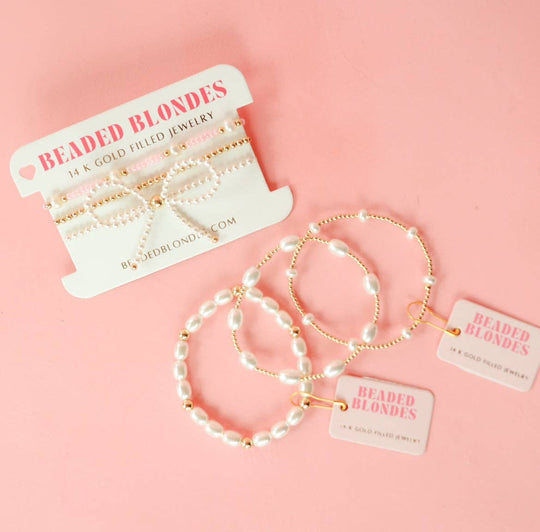 Pink Luster Pearl Bracelet