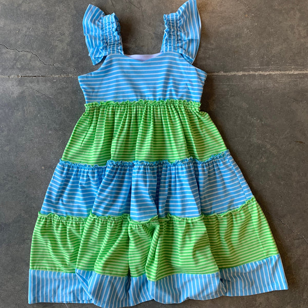 Striped Tier Dress