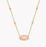 Elise Lattice Frame Necklace