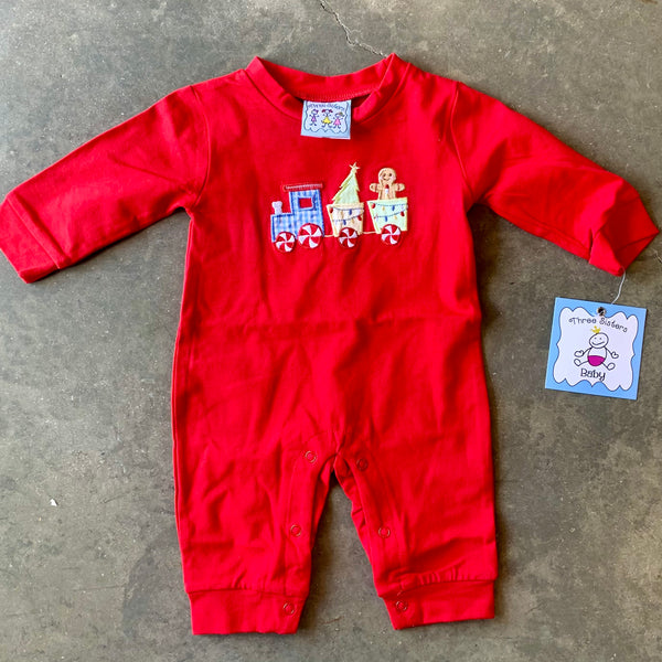 Christmas Train Romper