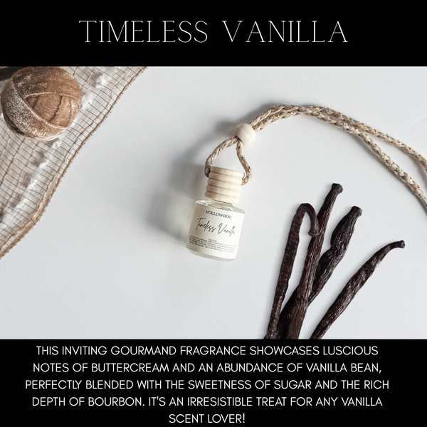 Hollowood Car Diffuser: Timeless Vanilla
