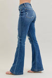 Judy Blue ButtonFly Distressed Flare