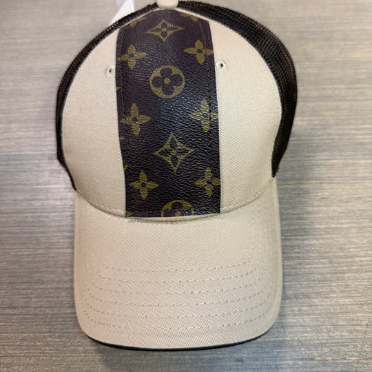 Couture Cap Trucker Hat Upcycled