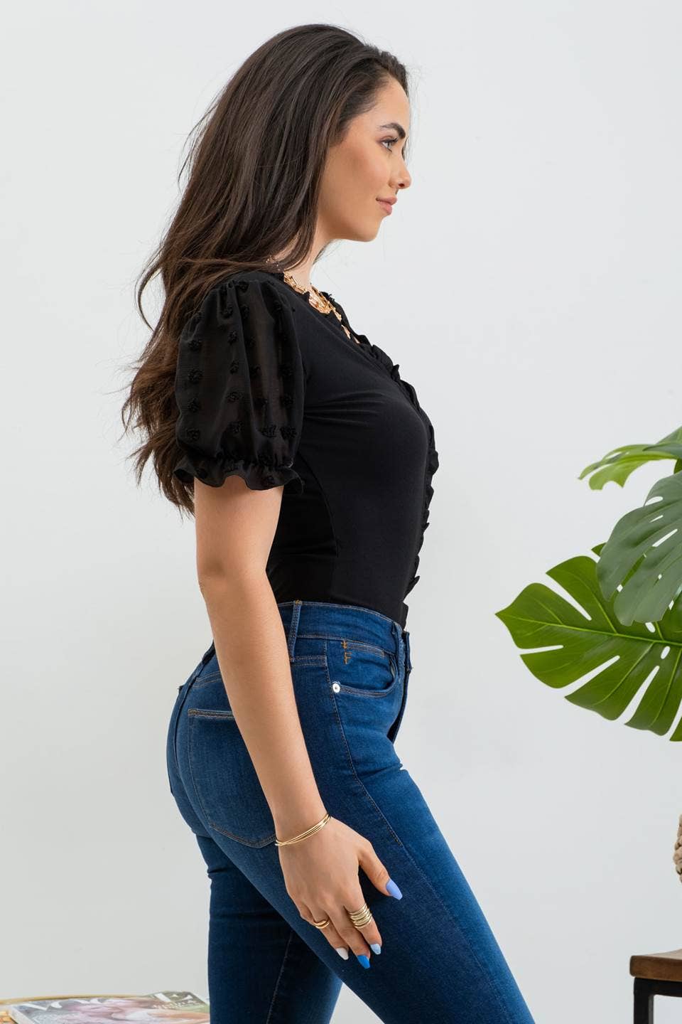 Here For You Ruffled Top