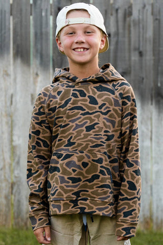 Burlebo Fleece Hoodie Gauge Camo