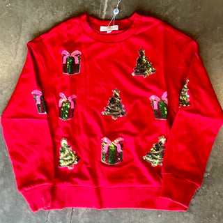 Simply Southern Sequin Christmas Sweatshirt