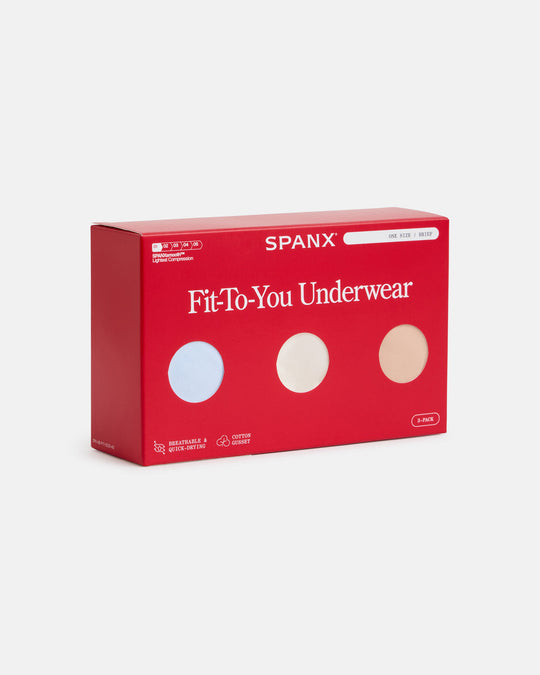 SPANXsmooth Fit-To-You Brief 3-pack Box