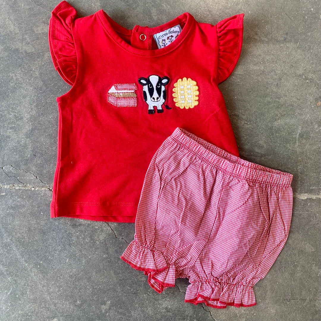 Kids Meal Appliqué Outfit
