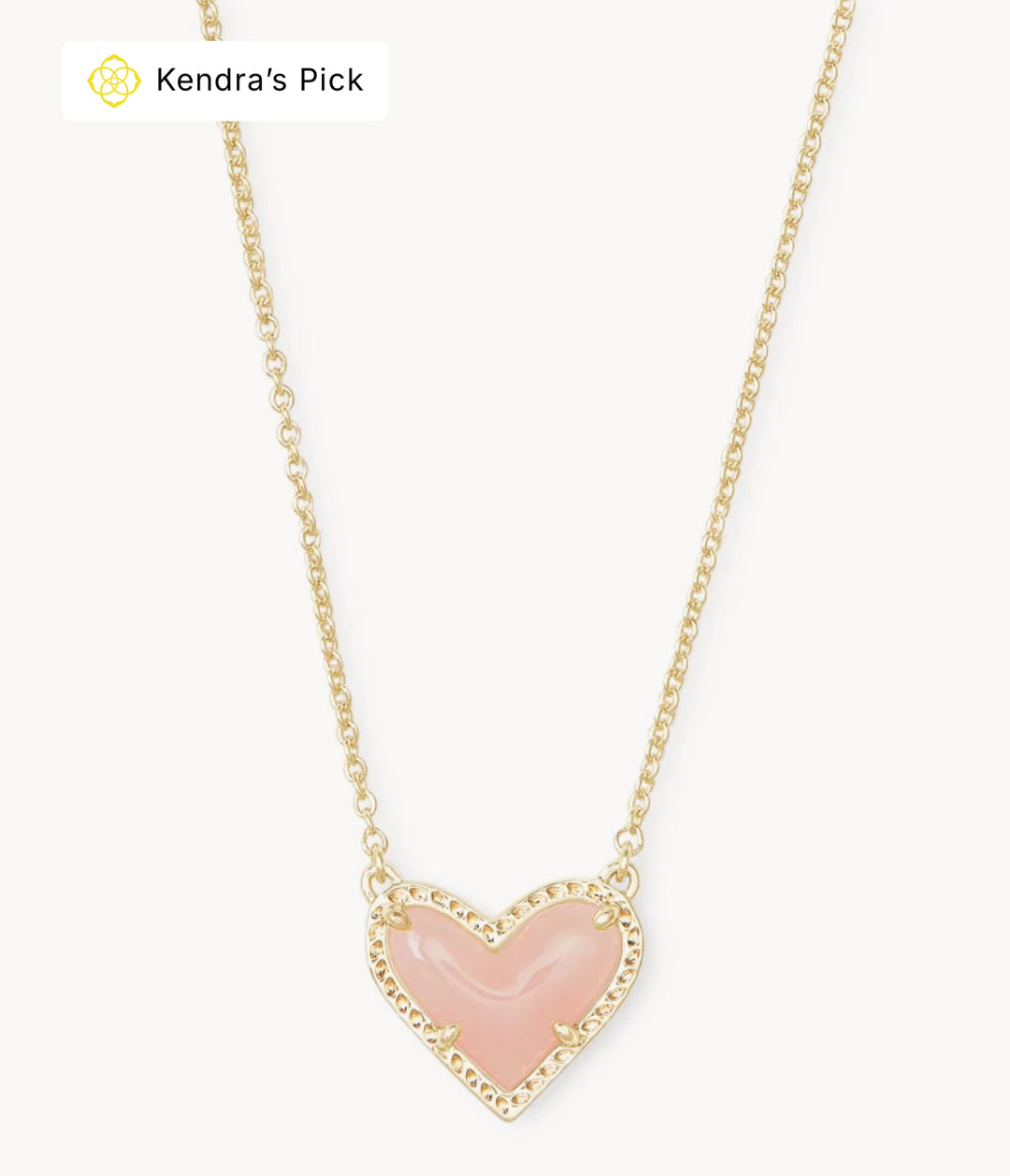 Ari Heart Gold Pendant Necklace