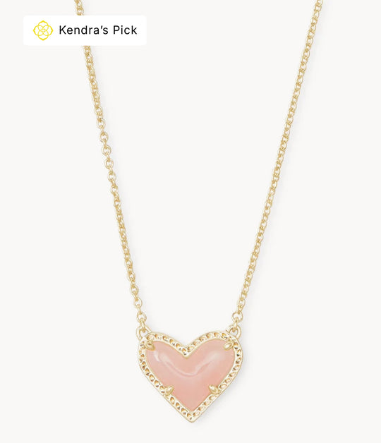 Ari Heart Gold Pendant Necklace