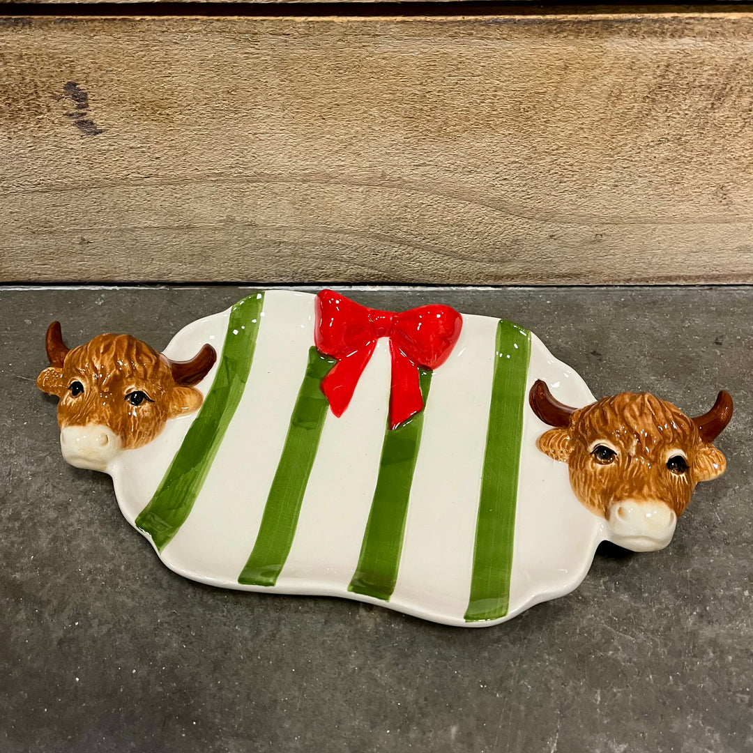 Highland Cow Christmas Ceramics