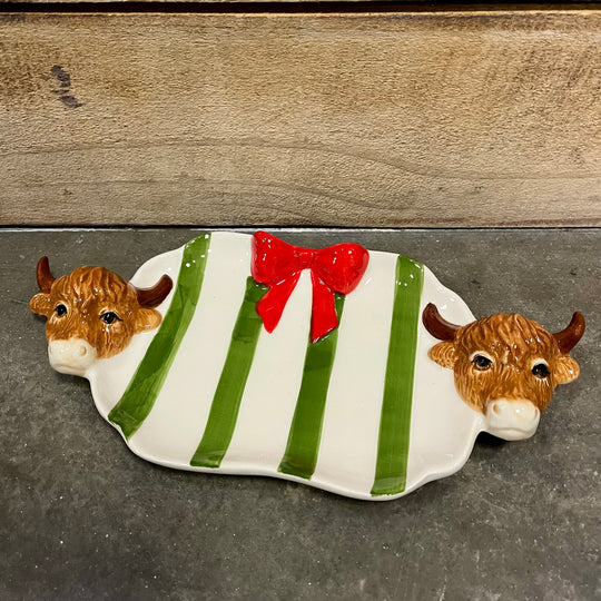Highland Cow Christmas Ceramics