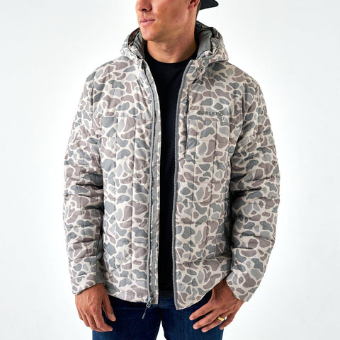 Burlebo Classic Deer Camo Puffer Jacket