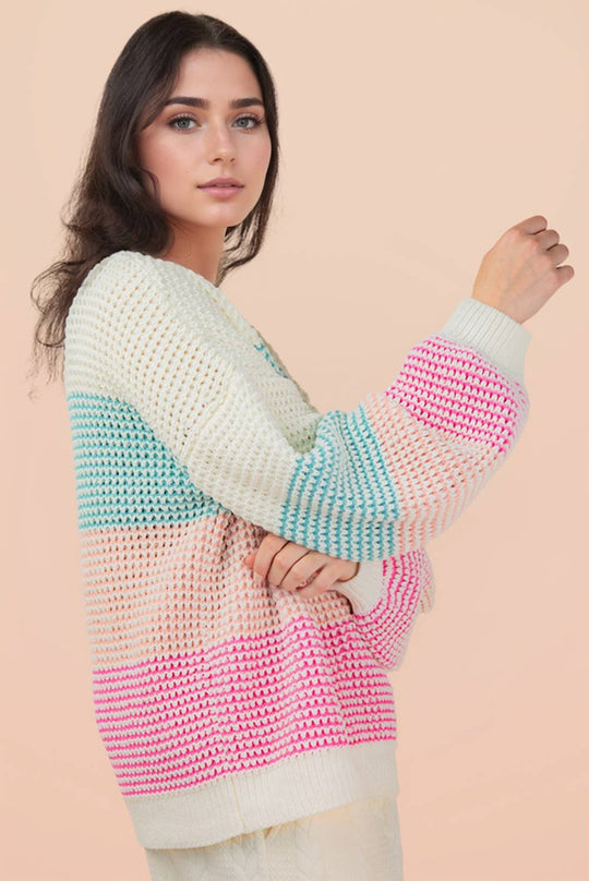 Right This Way Colorblock Sweater