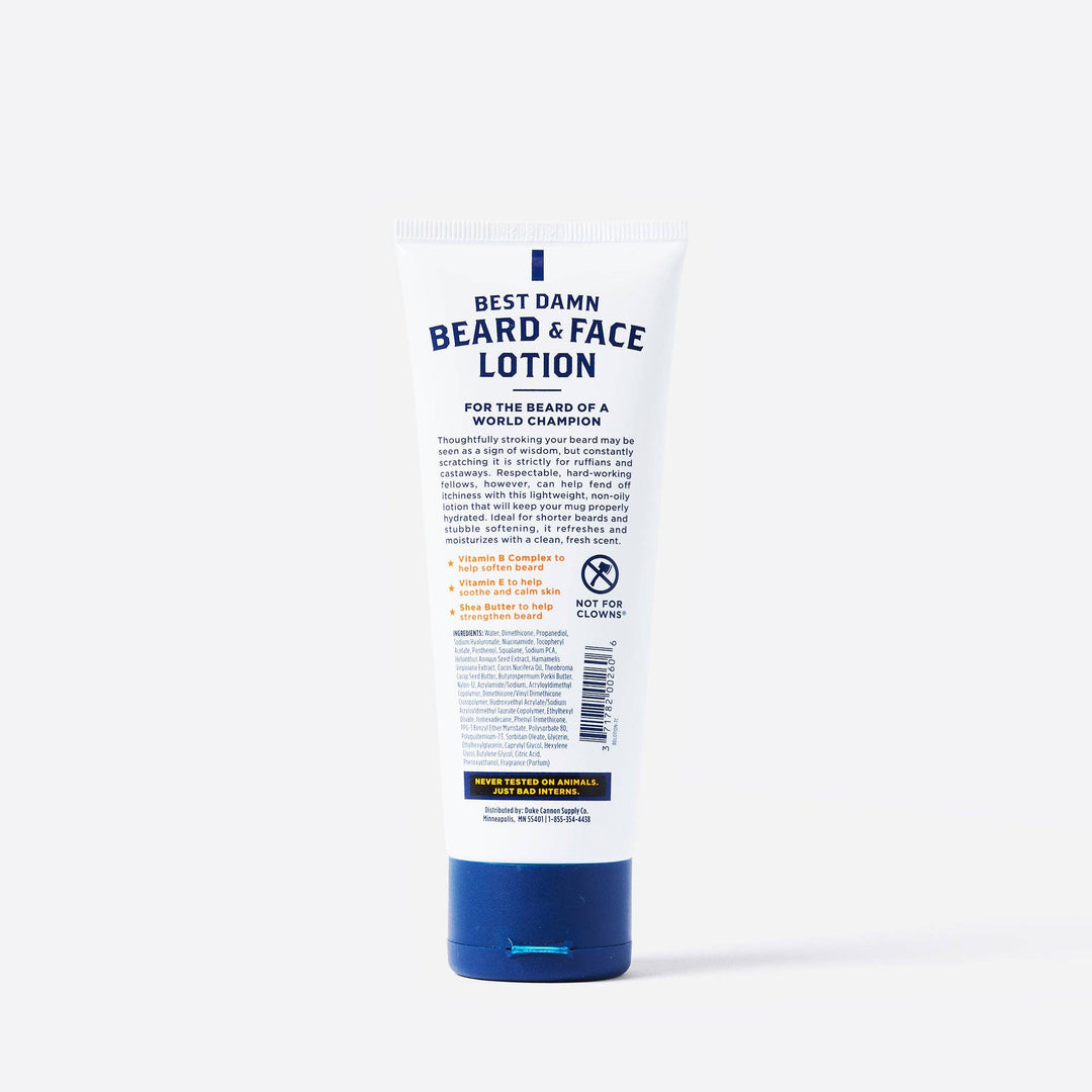 Best Damn Beard &amp; Face Lotion