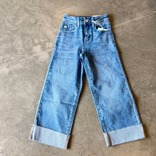 Kancan High Rise Wide Leg Jeans