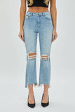 Distressed Knee Medium Wash Jeans