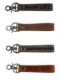 Simply Southern Leather Keychain