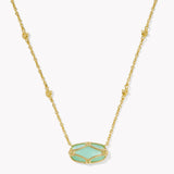 Elise Lattice Frame Necklace