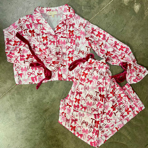 Simply Southern Kids Bow Pajamas