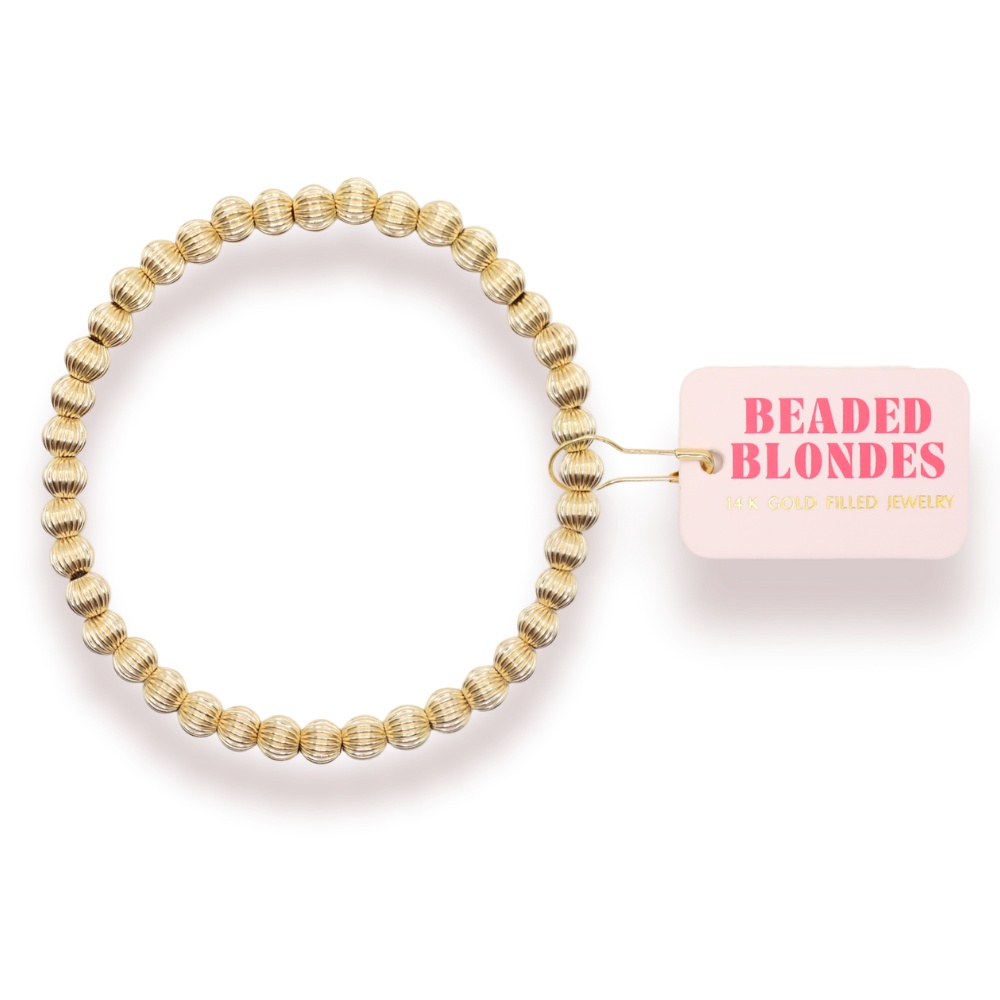 Serenity 5MM Fluted Bracelet: Standard (6.75”)