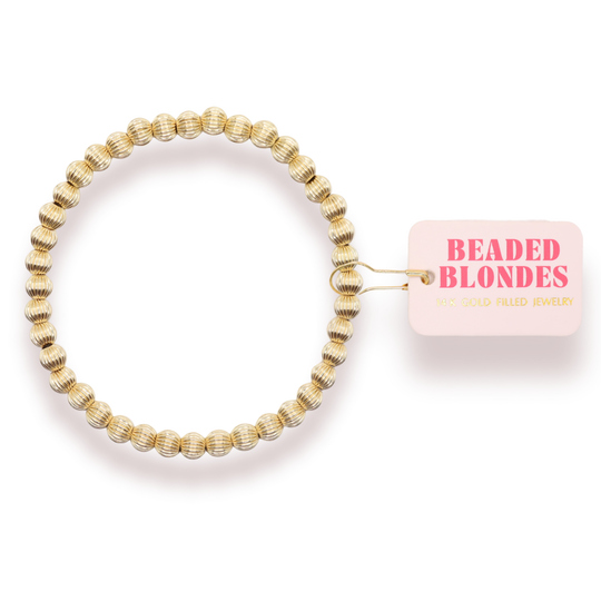 Serenity 5MM Fluted Bracelet: Standard (6.75”)