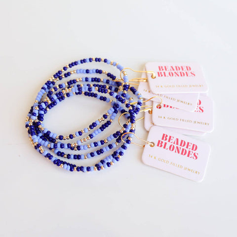 Denim Sprinkle Bracelet