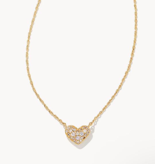 Ari Heart Gold Pendant Necklace