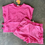 Washed Side Bow Shirt